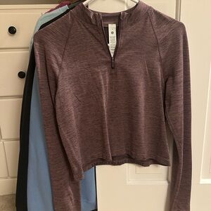 Lululemon Swiftly Mockneck Half zip 2.0 Race Length